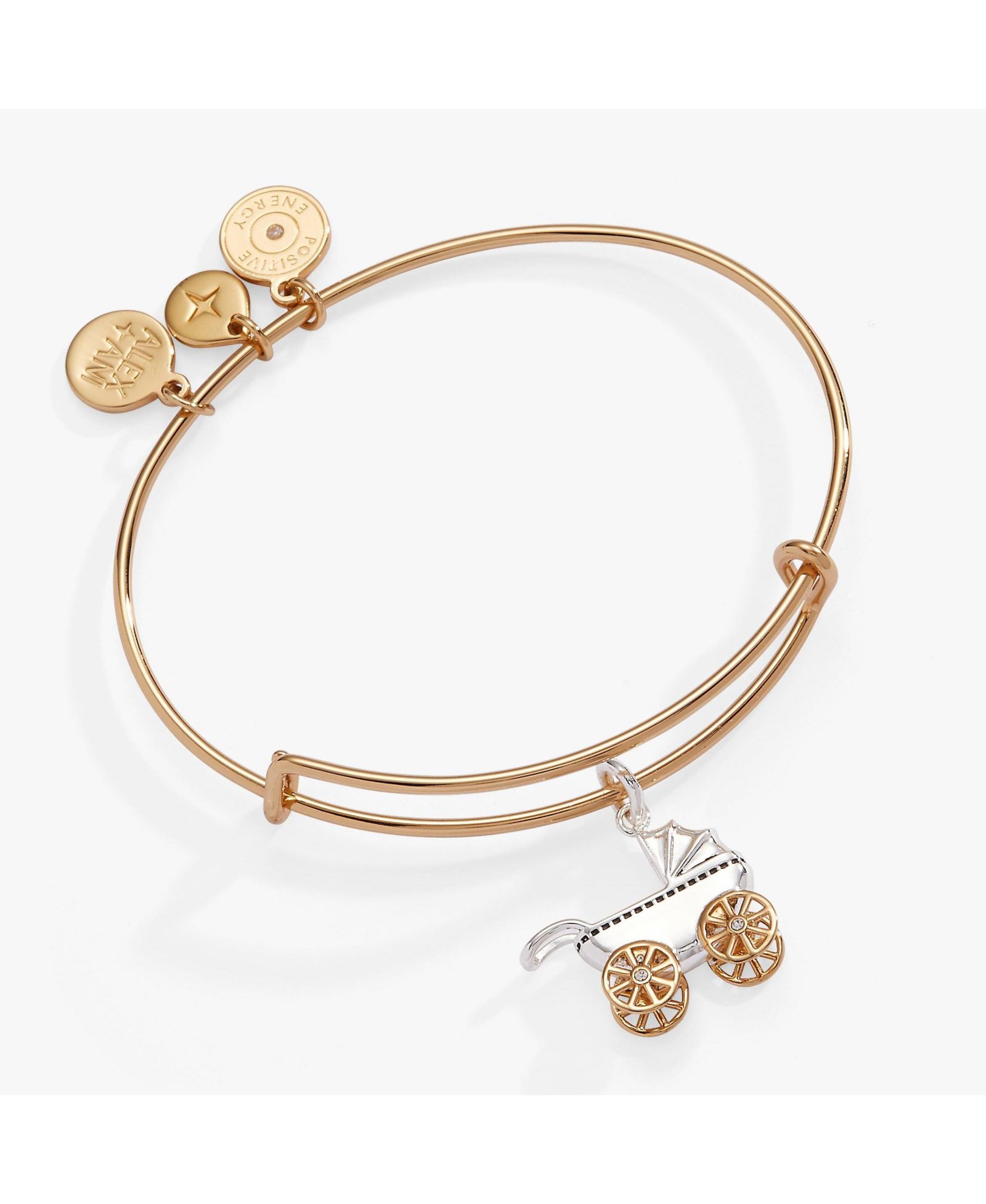 Alex and Ani браслет Bangle Baby Carriage