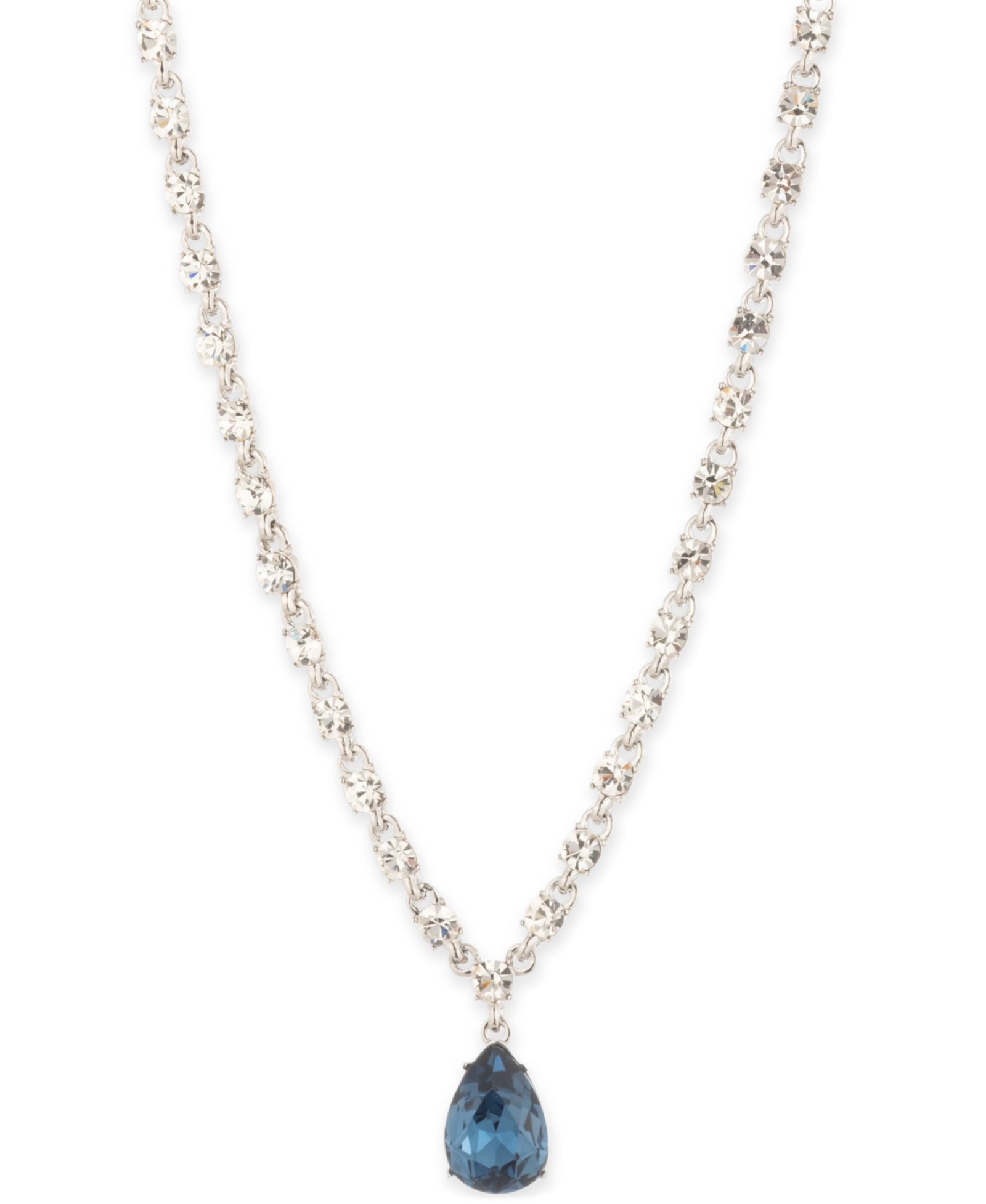 Подвеска-кулон Givenchy Color Crystal Pear-Shape, 16" + 3" extender