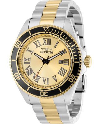 Мужские наручные часы Invicta 15000 Pro Diver, кварцевые, трехстрелочные, циферблат шампанского цвета