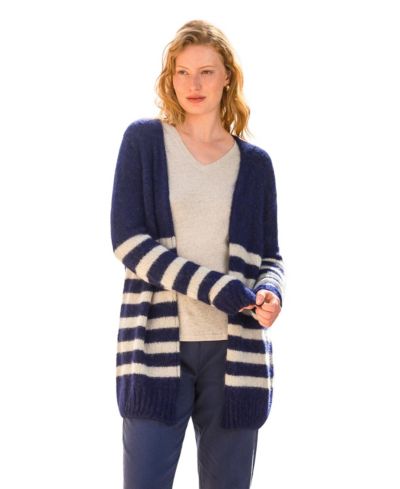 Celtic & Co. Women's Longline Edge To Edge Cardigan