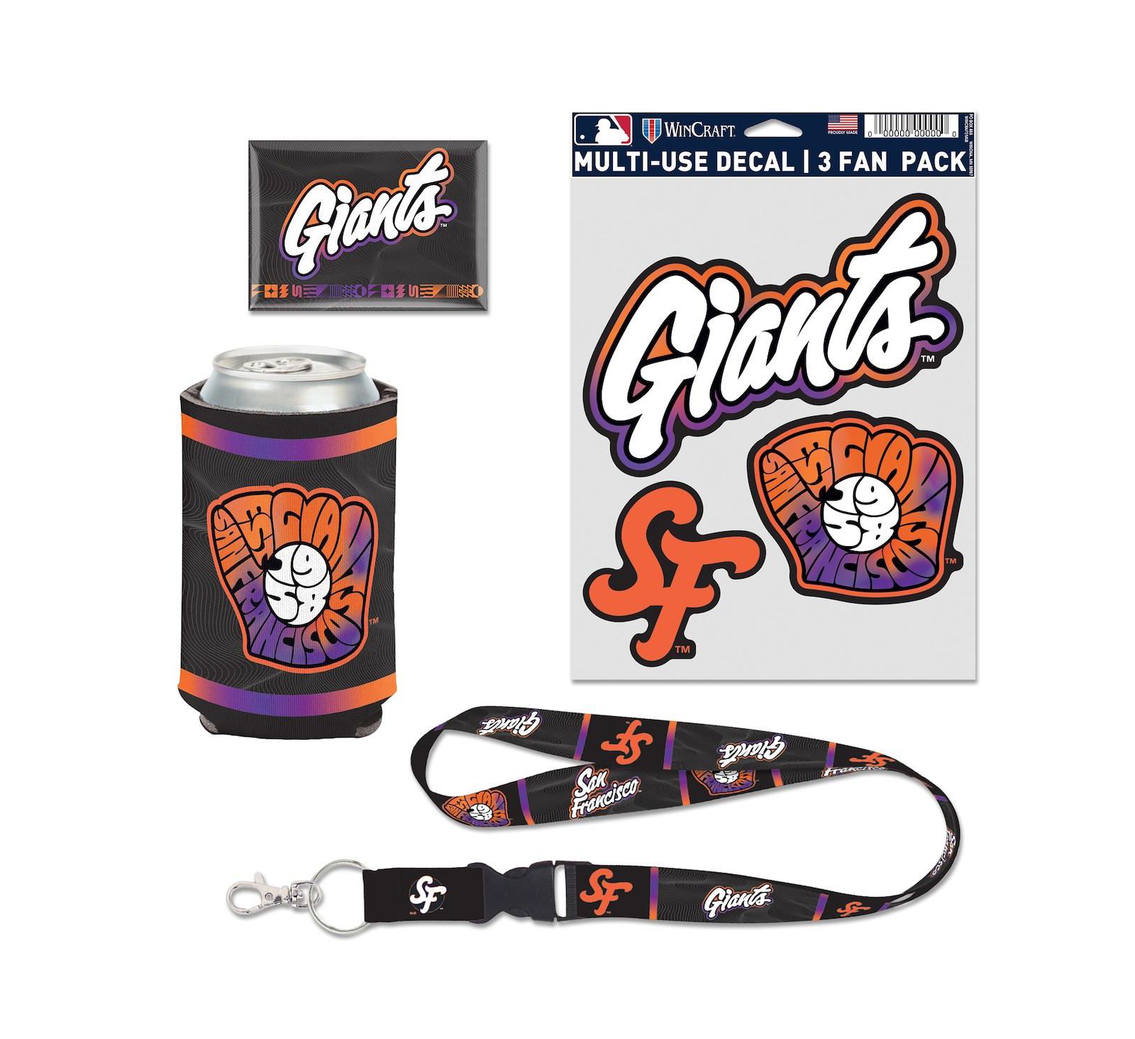 Wincraft San Francisco Giants 2025 City Connect, набор 4 шт