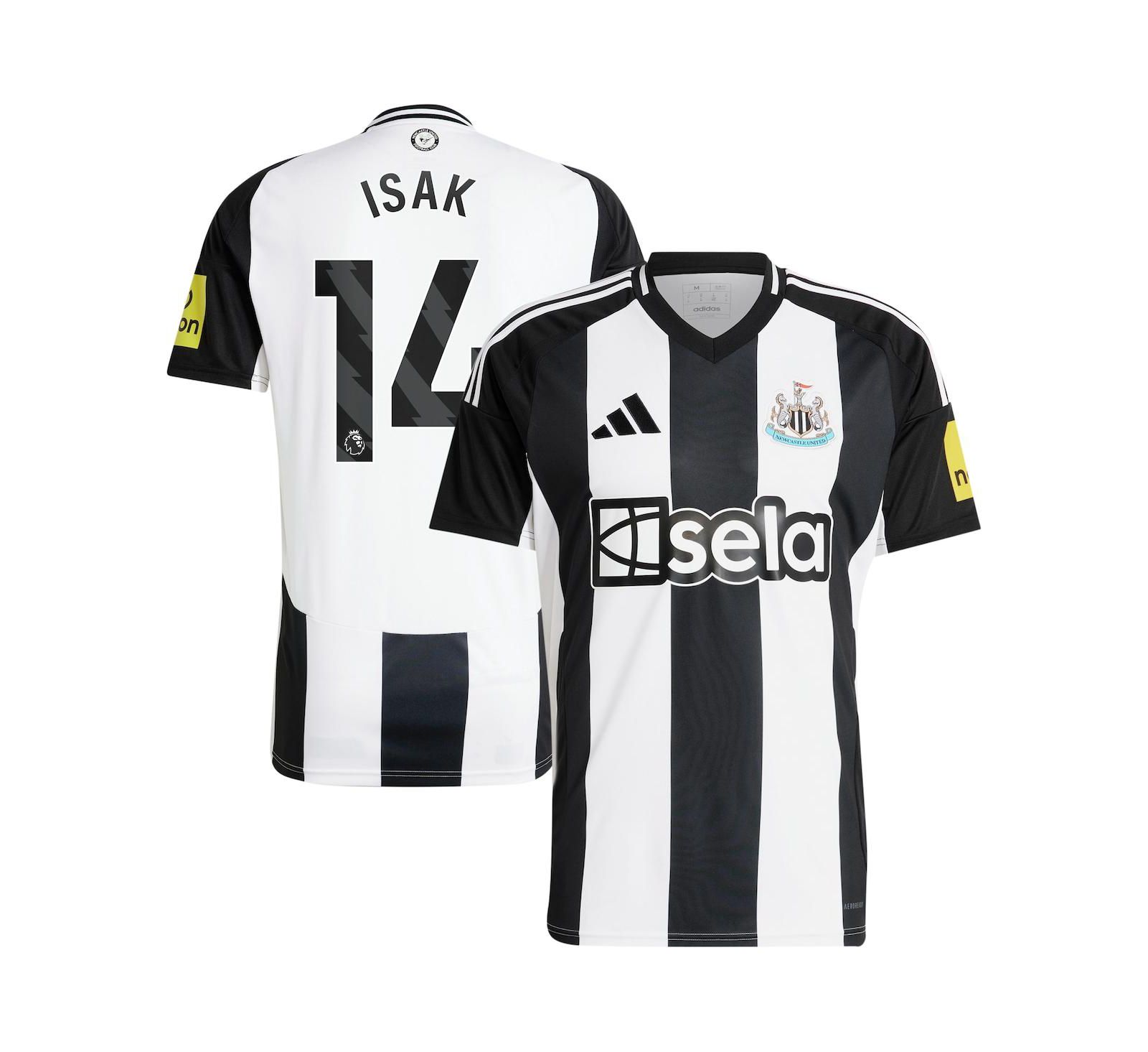 Мужская джерси Adidas Black Alexander Isak Newcastle United 2024/25 Home Replica Player