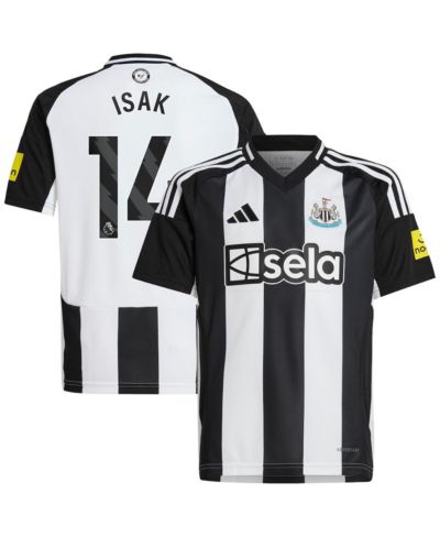 Adidas Big Boys and Girls Alexander Isak Black Newcastle United 2024/25 Home Replica Player Jersey