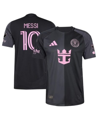 Adidas Men's Lionel Messi Black Inter Miami CF 2025 The Fortitude Kit Authentic Player Jersey