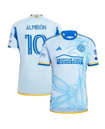 Adidas Men's Miguel Almiron Light Blue Atlanta United FC 2024 The Resurgens Kit Authentic Player Jersey