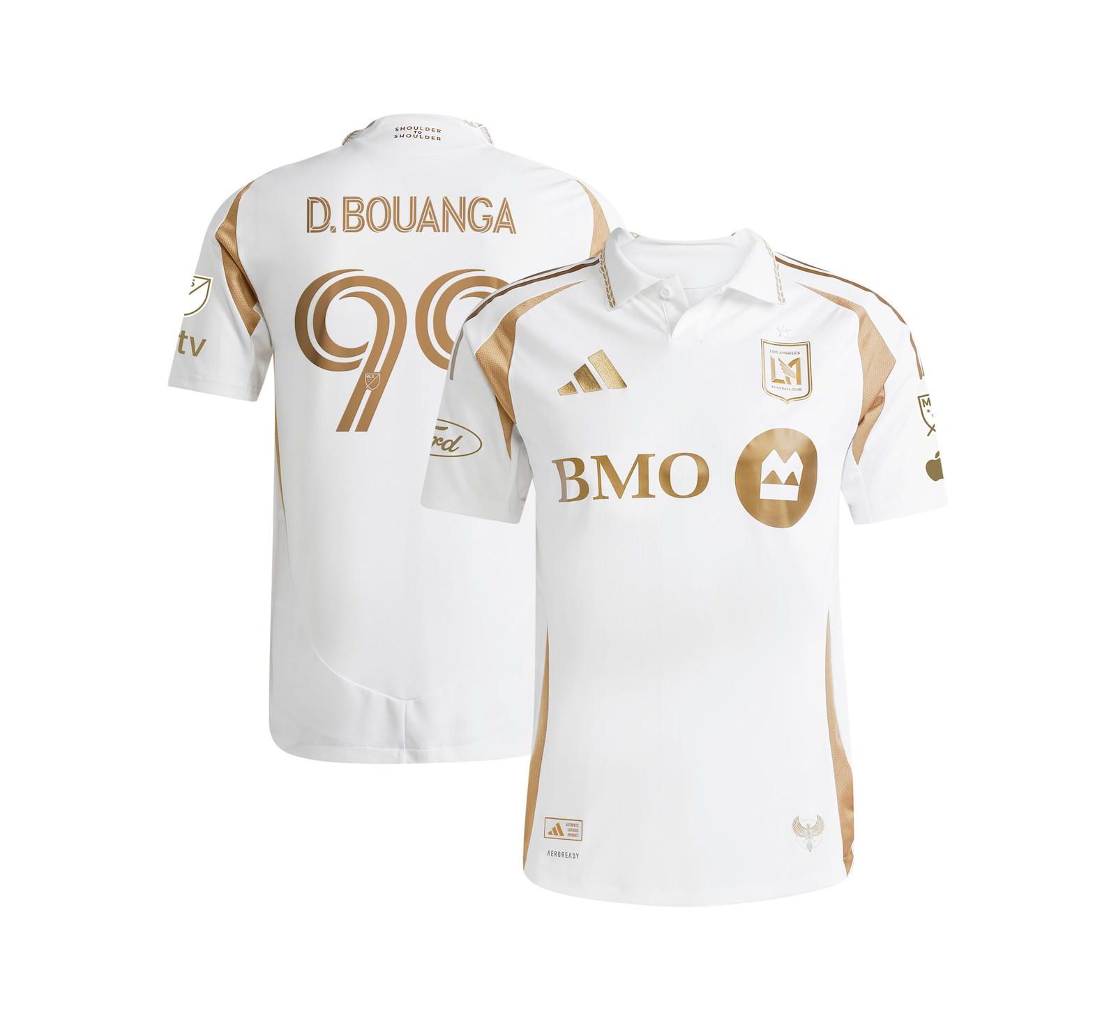 Adidas Men's Denis Bouanga White LAFC 2025 Secondary Authentic Player Jersey