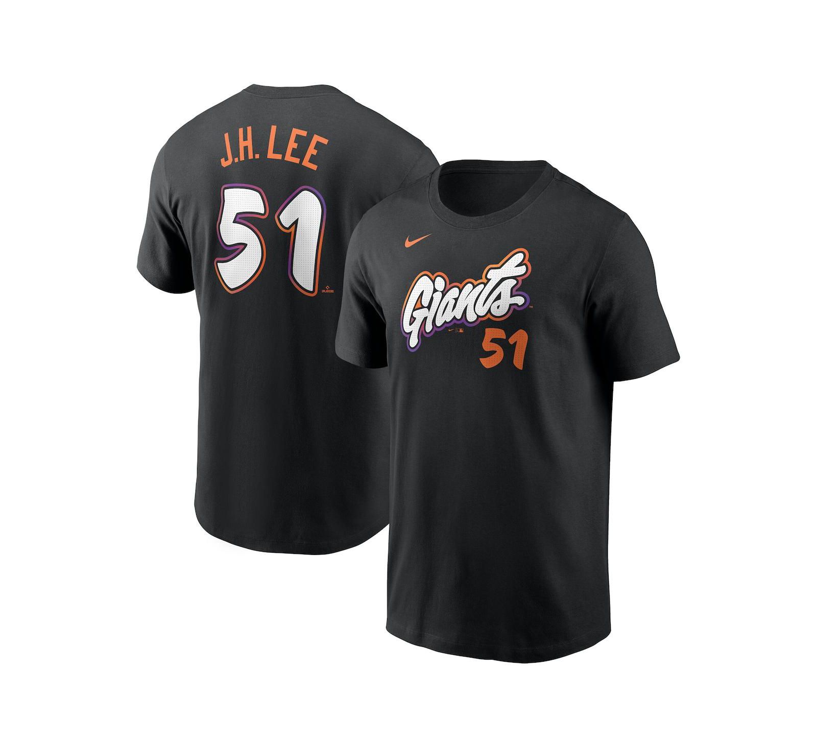 Nike Men's Jung Hoo Lee Anthracite San Francisco Giants 2025 City Connect Fuse Name & Number T-Shirt