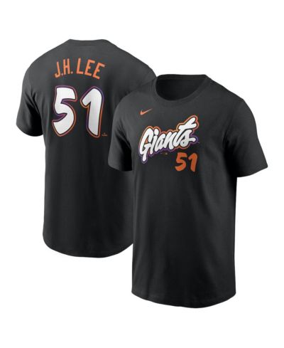 Nike Men's Jung Hoo Lee Anthracite San Francisco Giants 2025 City Connect Fuse Name & Number T-Shirt