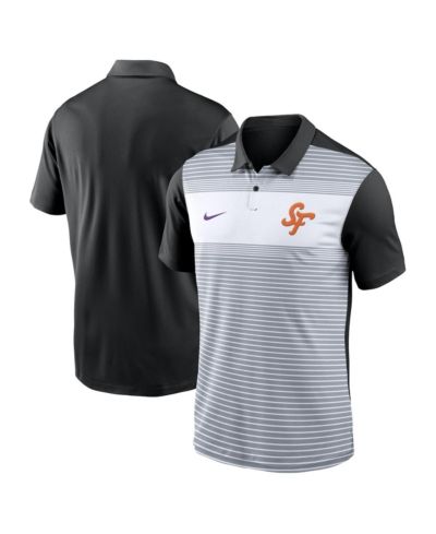 Мужская рубашка-поло Nike White/Black San Francisco Giants 2025 City Connect Vapor Performance