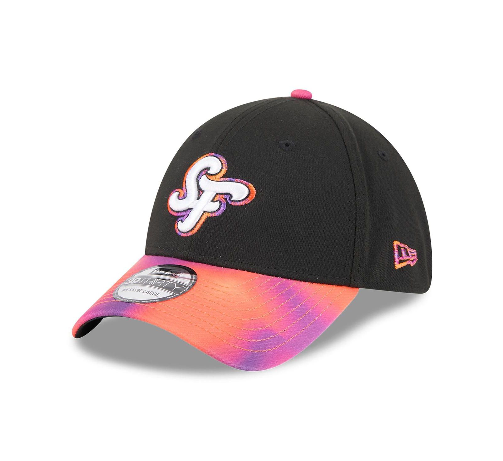 Мужская кепка New Era San Francisco Giants 2025 City Connect 39THIRTY Flex, черная/оранжевая