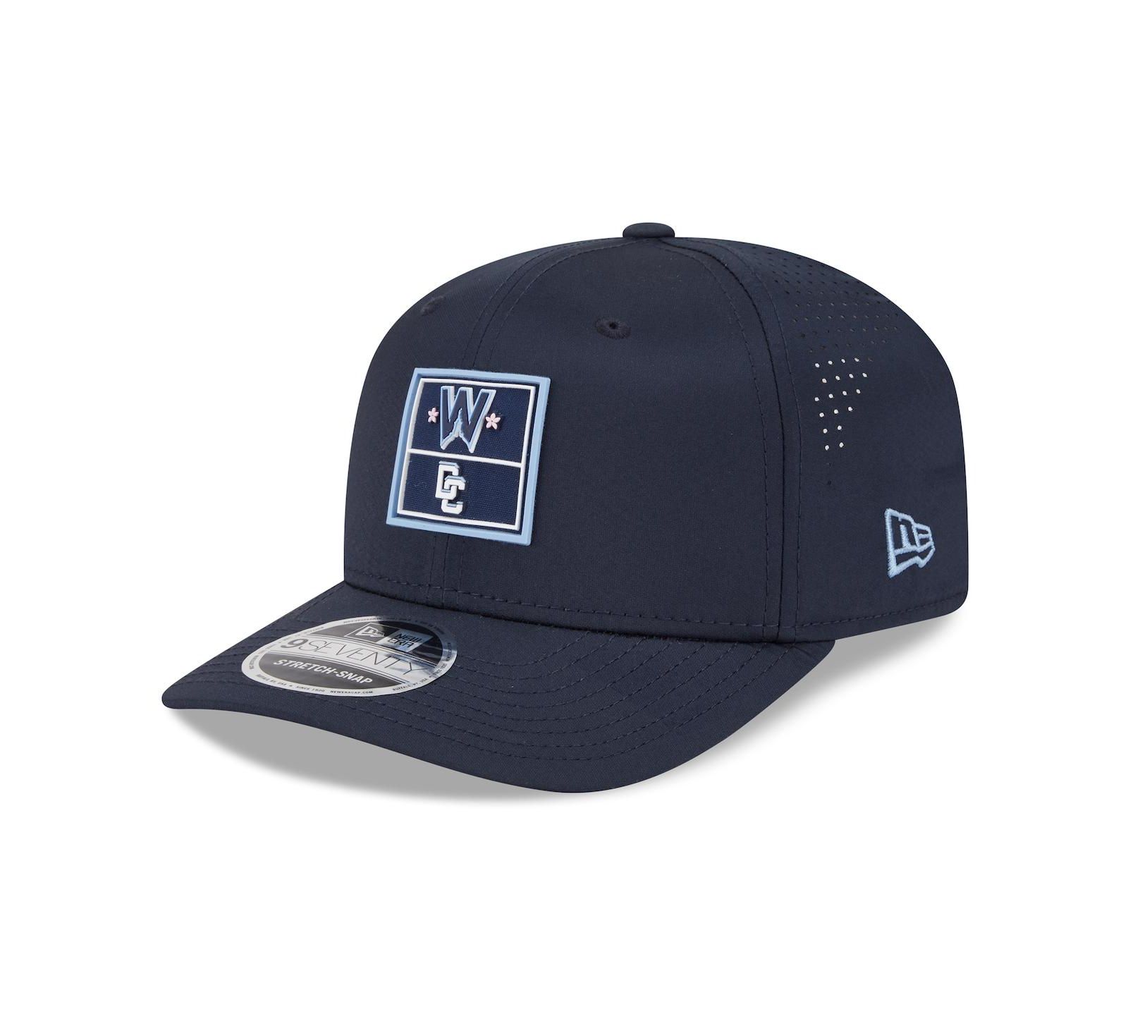 New Era Мужская регулируемая кепка New Era Navy Washington Nationals 2025 City Connect 9SEVENTY