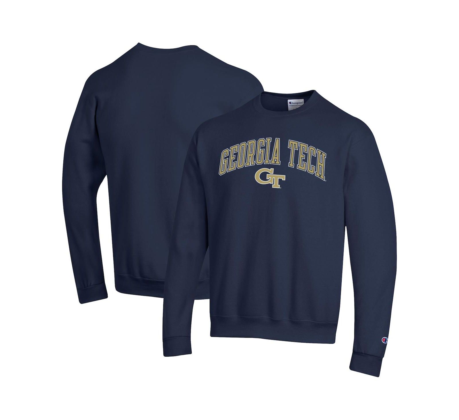Champion Мужской свитшот с логотипом Georgia Tech Yellow Jackets