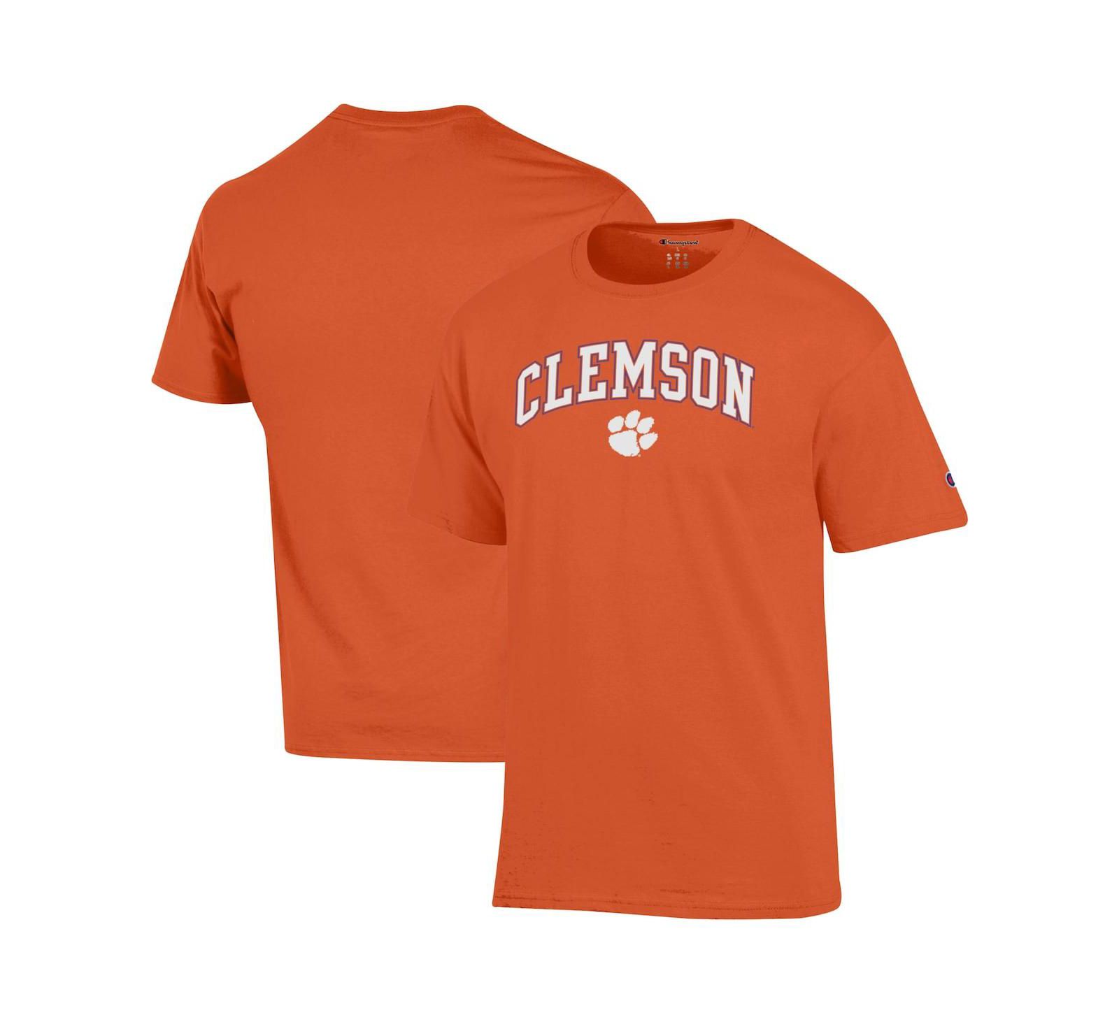 Футболка Champion Мужской Orange Clemson Tigers Arch Over Logo