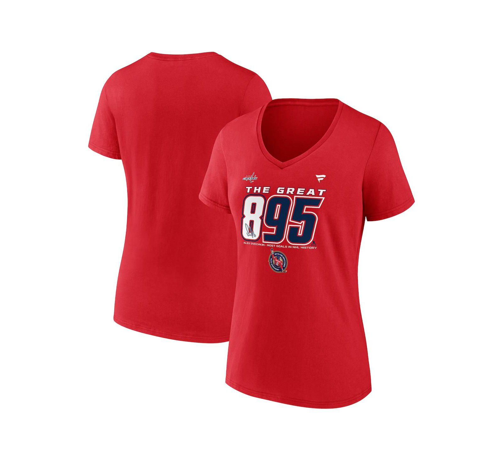 Fanatics Женская футболка Alexander Ovechkin Washington Capitals NHL, Red