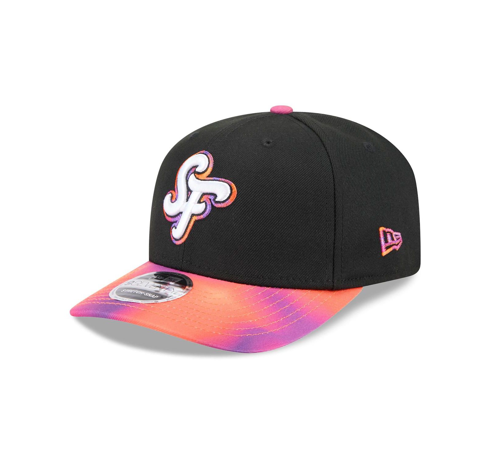 New Era Мужская кепка San Francisco Giants 2025 City Connect 9SEVENTY регулируемая, черная/оранжевая