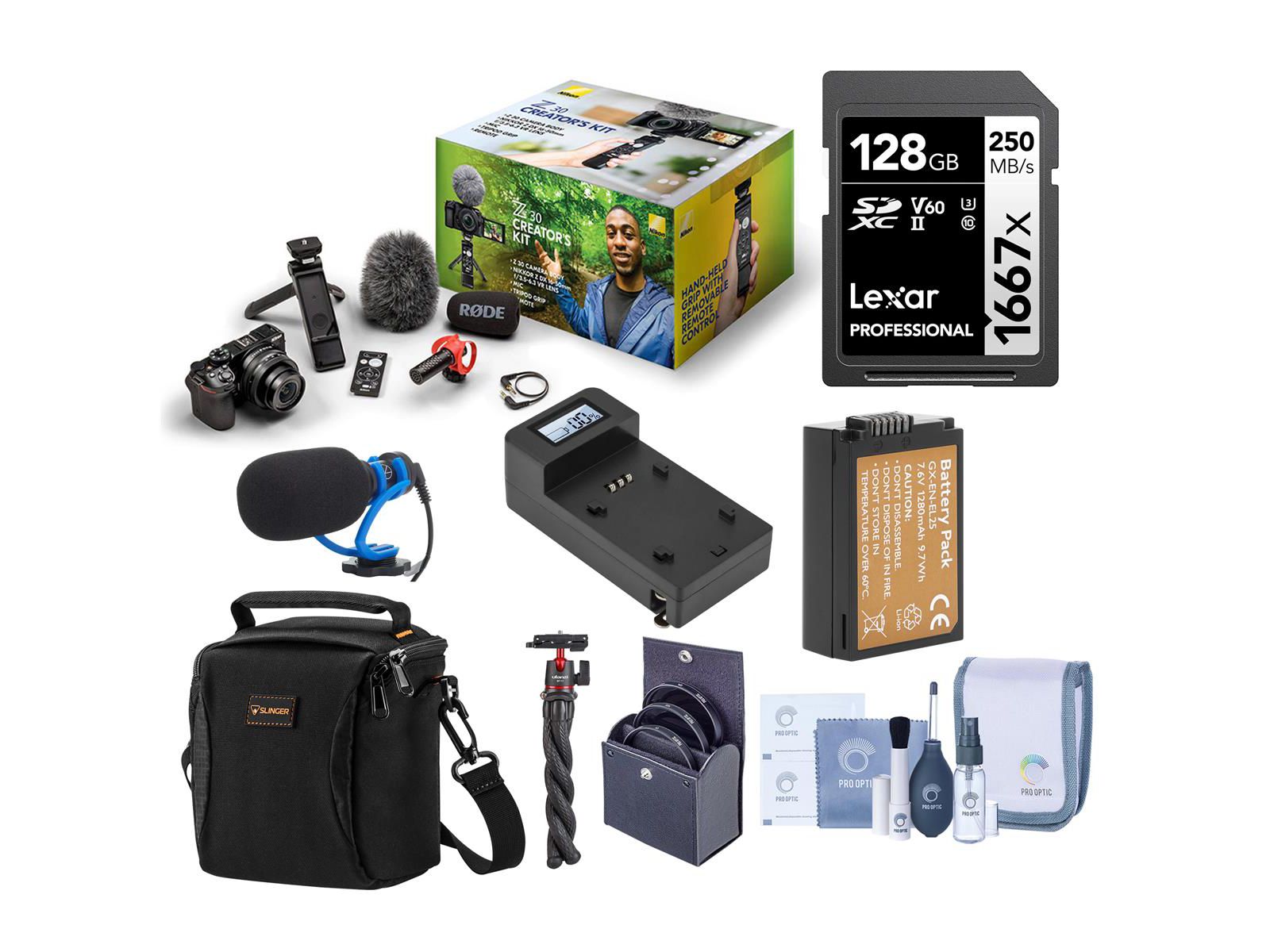 Nikon Z 30 Mirrorless Camera Creator's Kit, with Accessories Kit