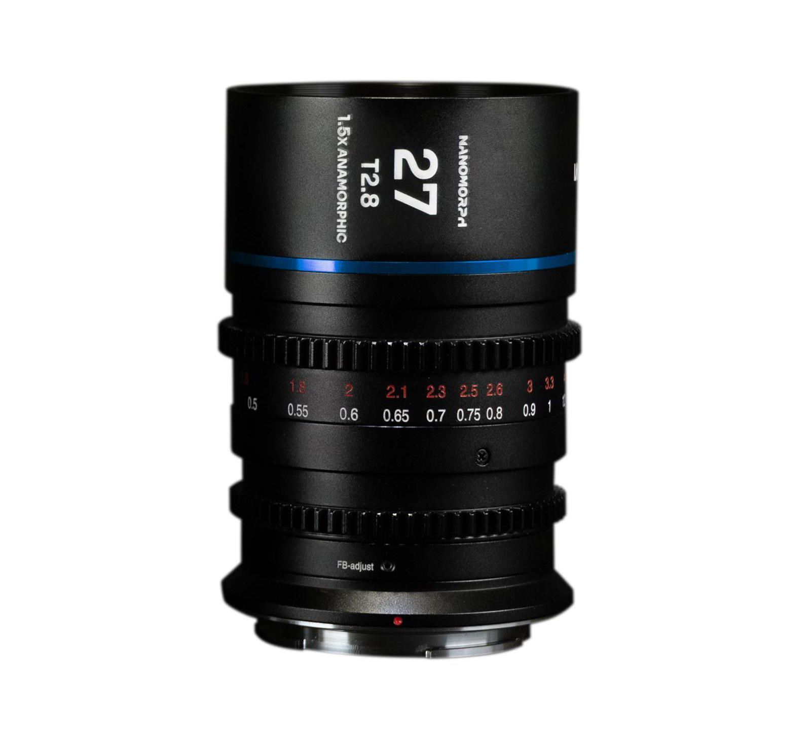 Venus Laowa Nanomorph 27mm T2.8 1.5x S35 Patented Anamorphic Lens for Sony E
