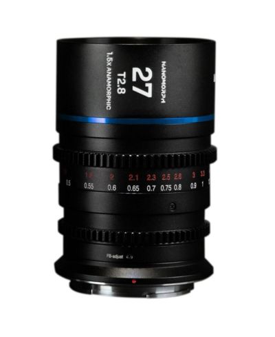Venus Laowa Nanomorph 27mm T2.8 1.5x S35 Anamorphic объектив для Canon RF, Silver Flare