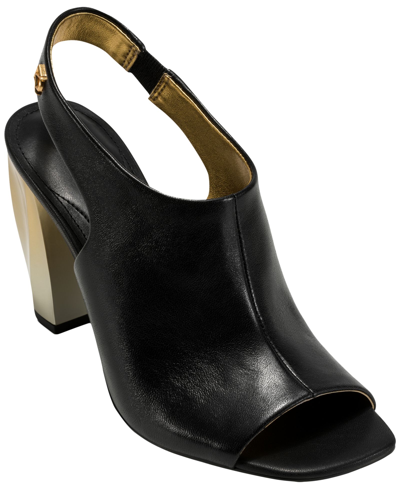 Donna Karan New York Women's Brietta Peep Toe Slingback Sandals