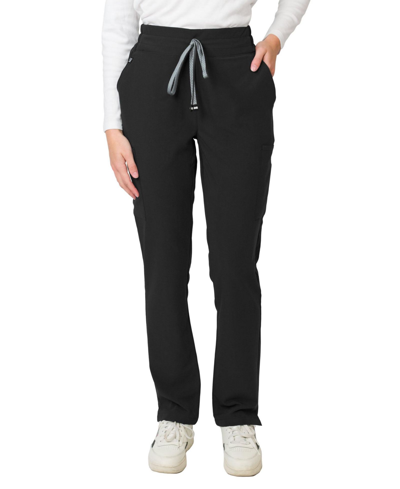 Medgear Женские брюки-скрабы Ariana Slim Straight с завышенной талией