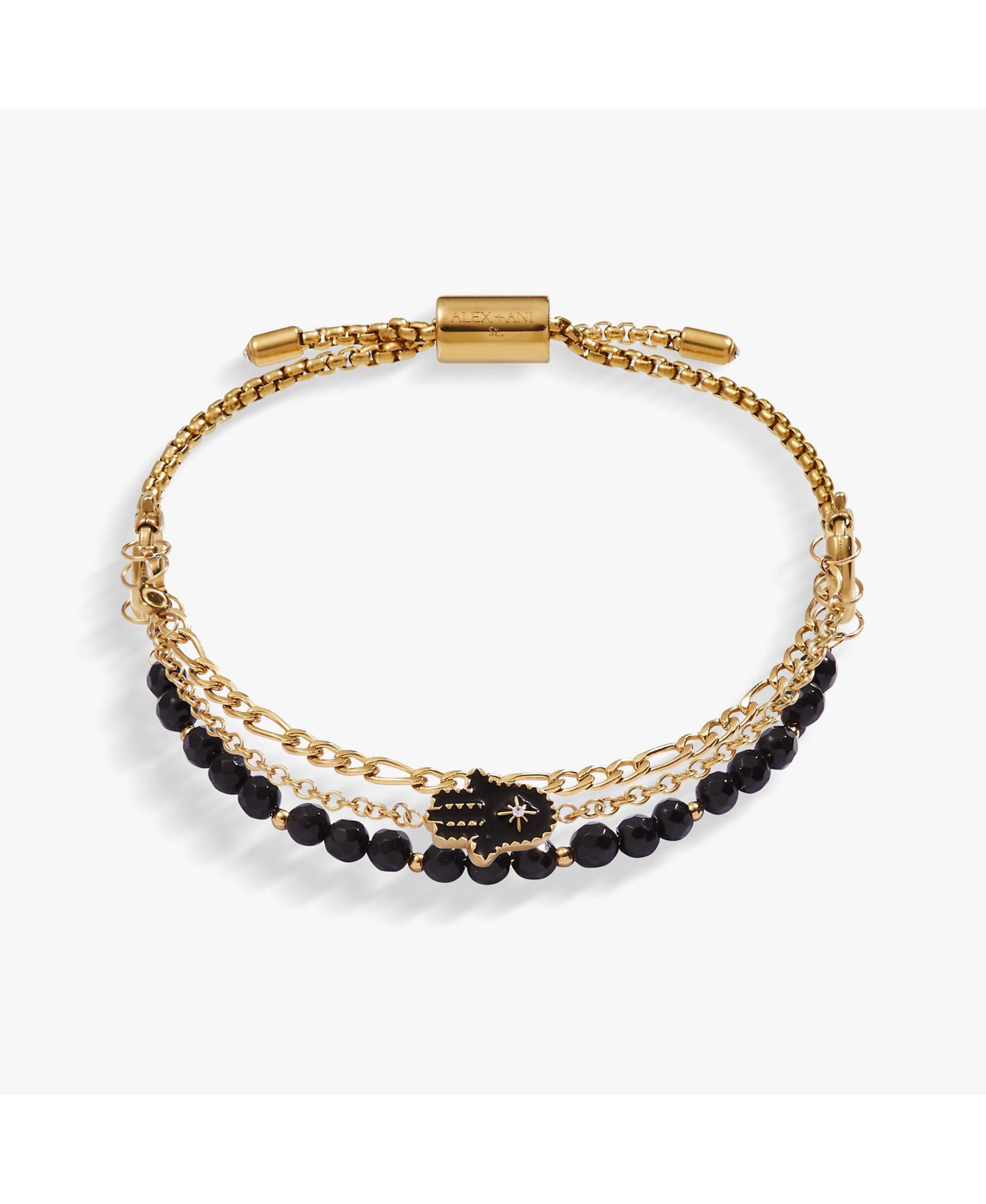 Набор браслетов Alex and Ani Hamsa Stranded