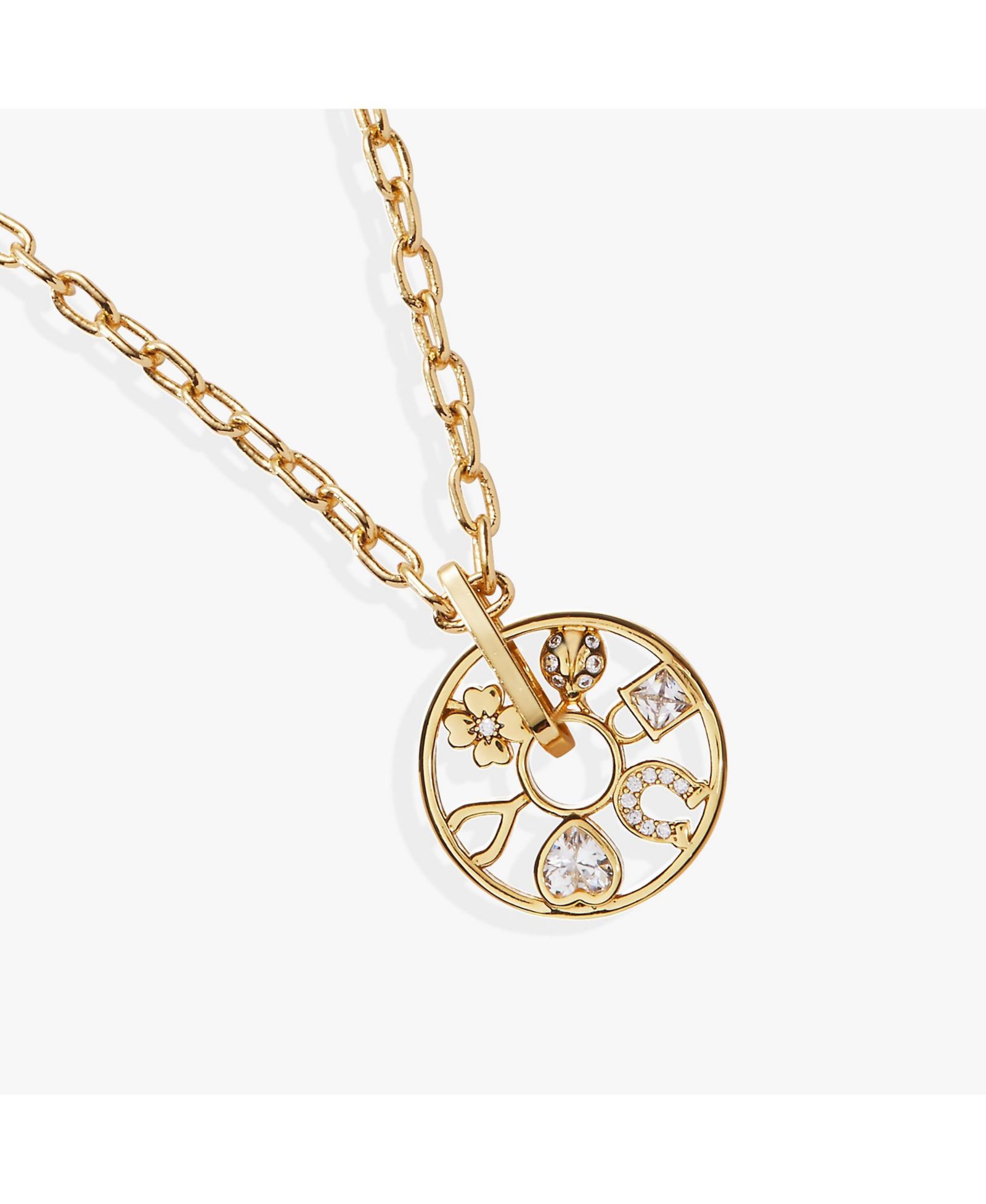 Love Luck Wheel Necklace
