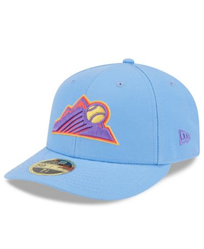 New Era Мужская кепка 59FIFTY Colorado Rockies 2025 City Connect Light Blue Low Profile