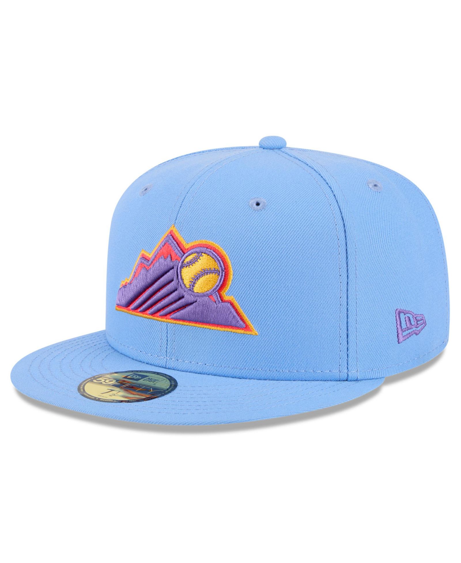New Era Мужской Light Blue Colorado Rockies 2025 City Connect 59FIFTY Fitted Hat