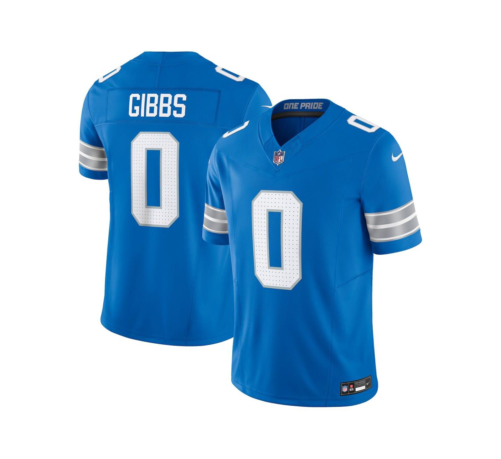 Мужская джерси Nike Detroit Lions Jahmyr Gibbs