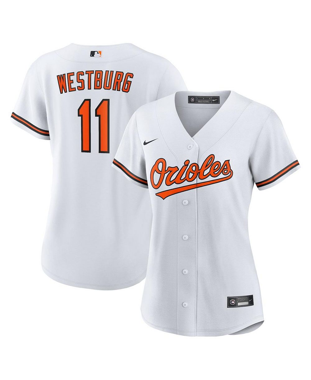 Женская джерси Nike Jordan Westburg White Baltimore Orioles Home Replica