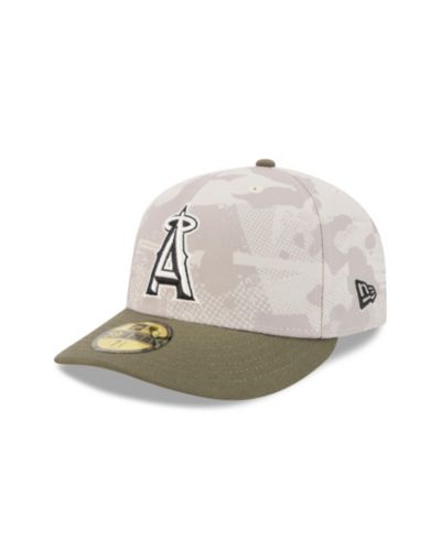 Мужская кепка New Era Los Angeles Angels 2025 Armed Forces Day 59FIFTY, светло-бежевый/оливковый