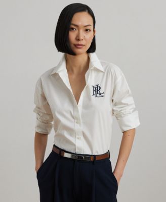 Мужская рубашка Lauren Ralph Lauren Petite Relaxed Fit Stretch Cotton