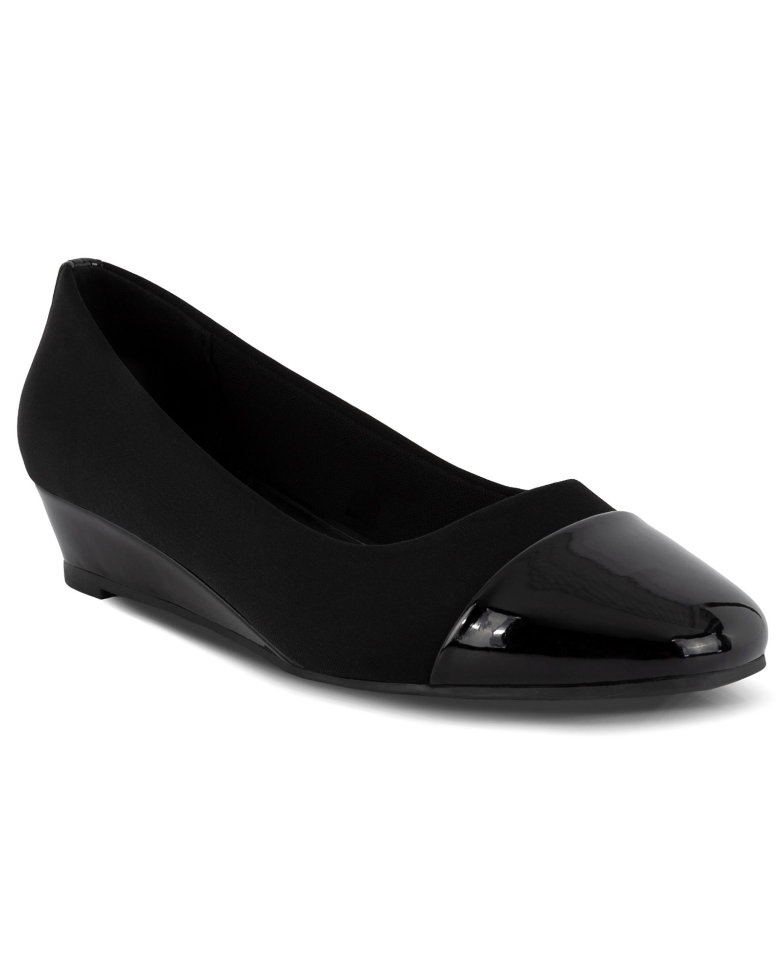 Jones New York Women's Junelle Cap Toe Wedge Flats