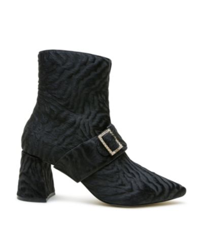 Женские ботильоны Alterre Black Hairy Zebra Grace с кастомизацией