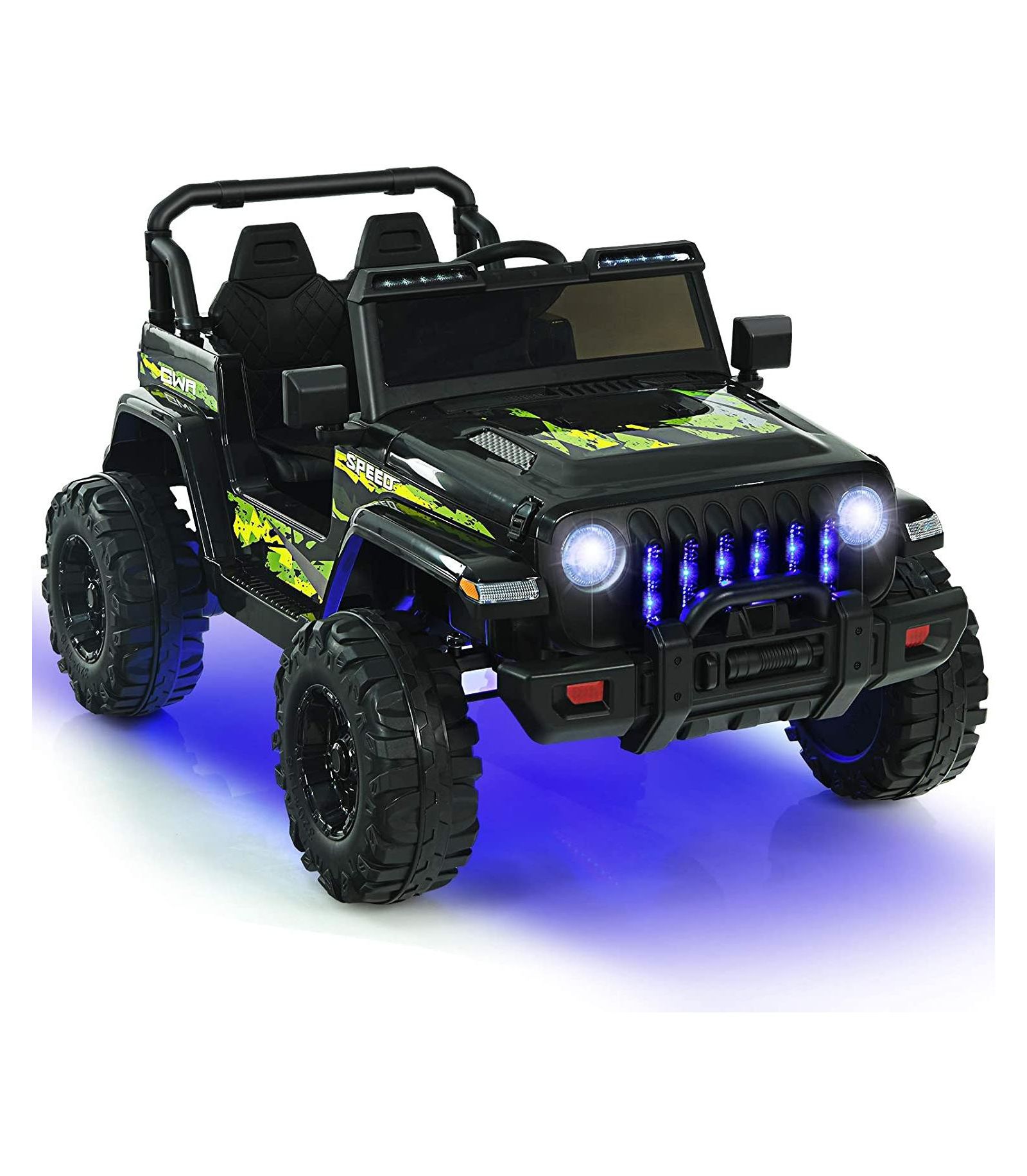 Детский электромобиль Mecale 12V Jeep с дистанционным управлением, от 3 лет