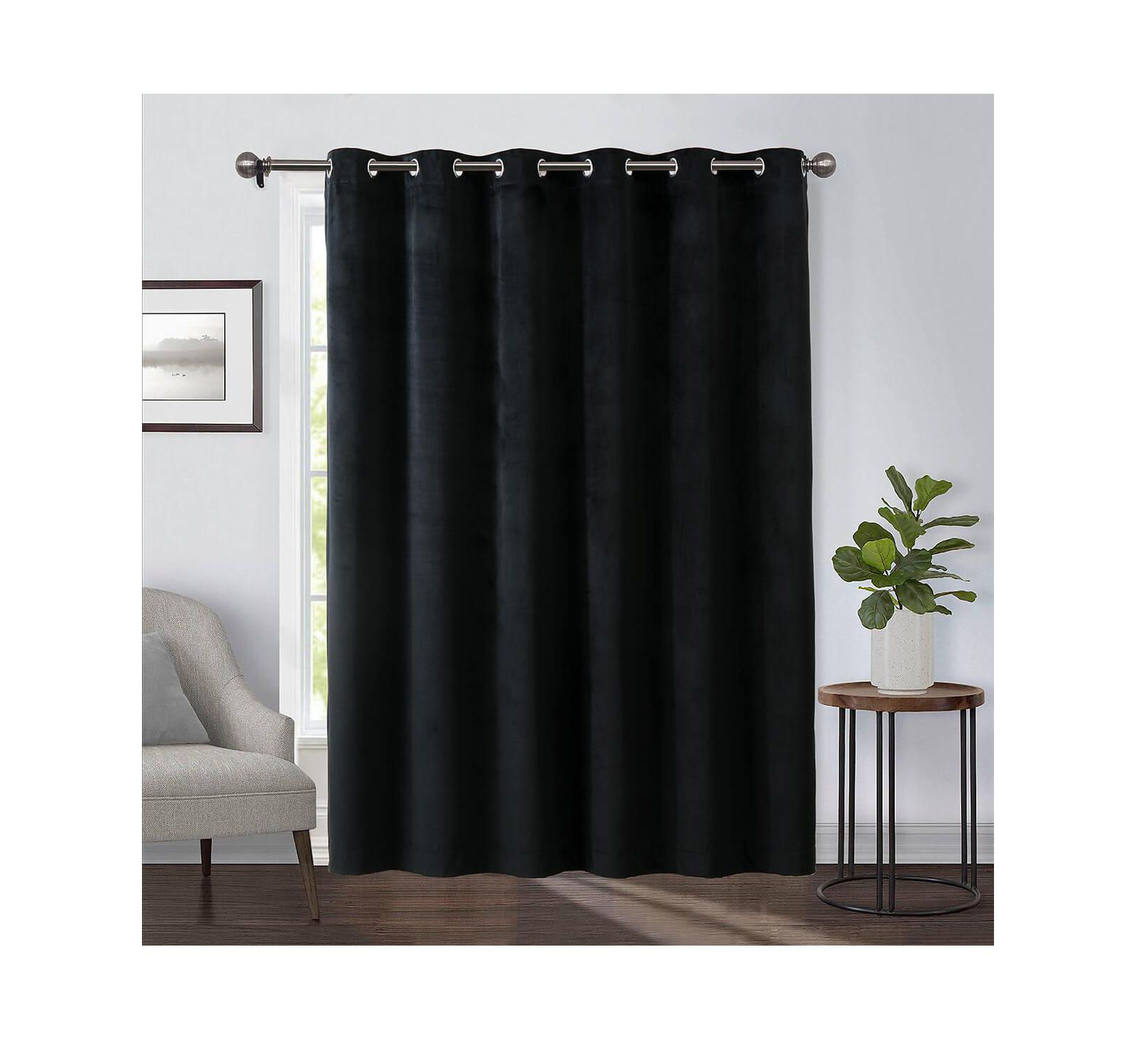 Бархатные шторы Egyptian Linens Heavyweight Wide Width 84-Inches Grommet Top