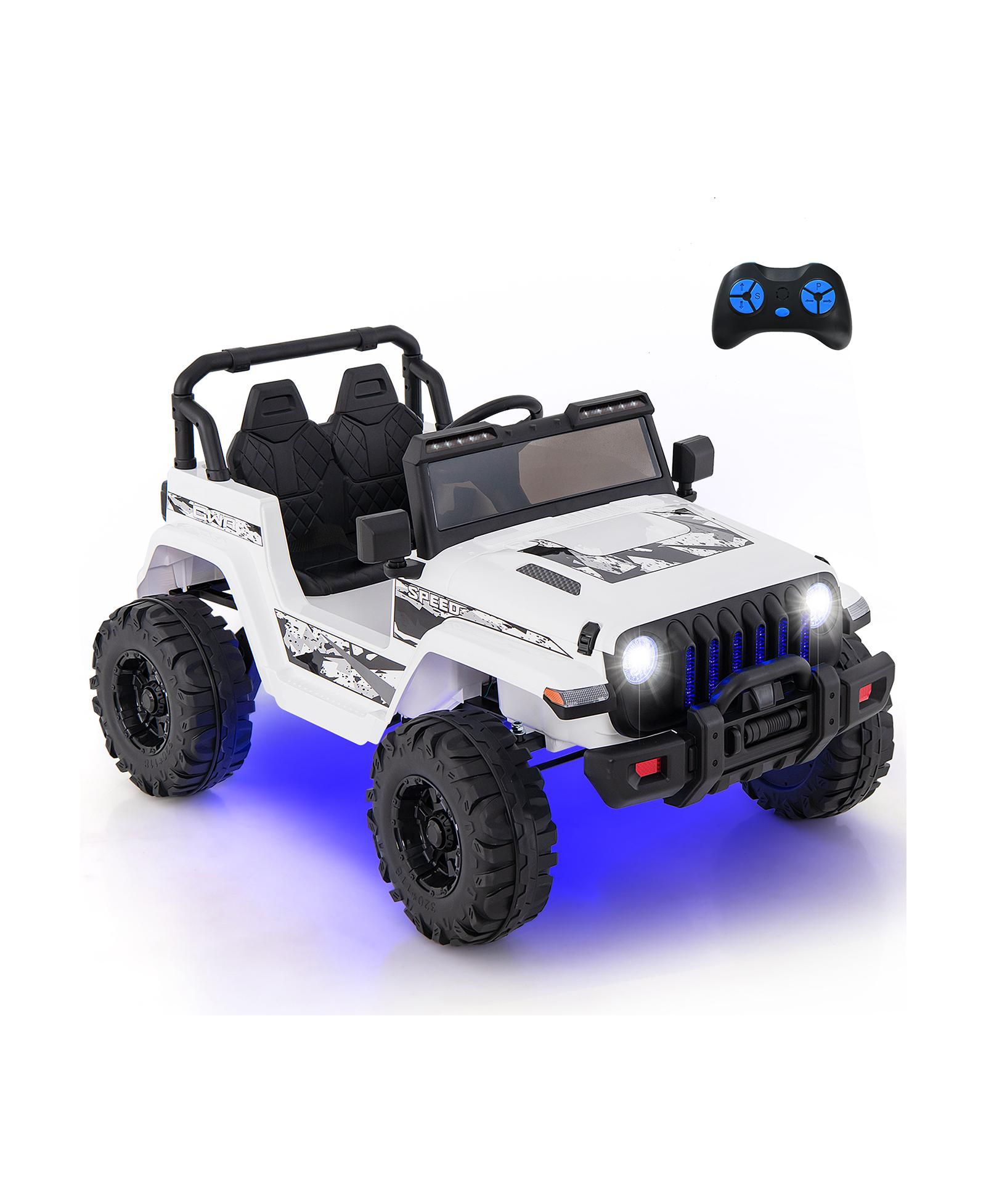 Детский автомобиль Mecale 12V Kids Ride-on Jeep с дистанционным управлением 2.4 G
