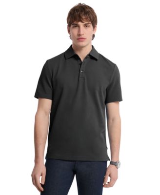 Michael Kors Men's Short-Sleeve Bubble Knit Polo Shirt