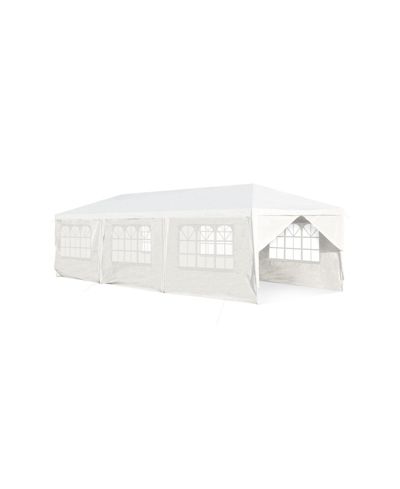 10 x 30 Feet Outdoor Canopy Tent with 6 Removable Sidewalls and 2 Doorways