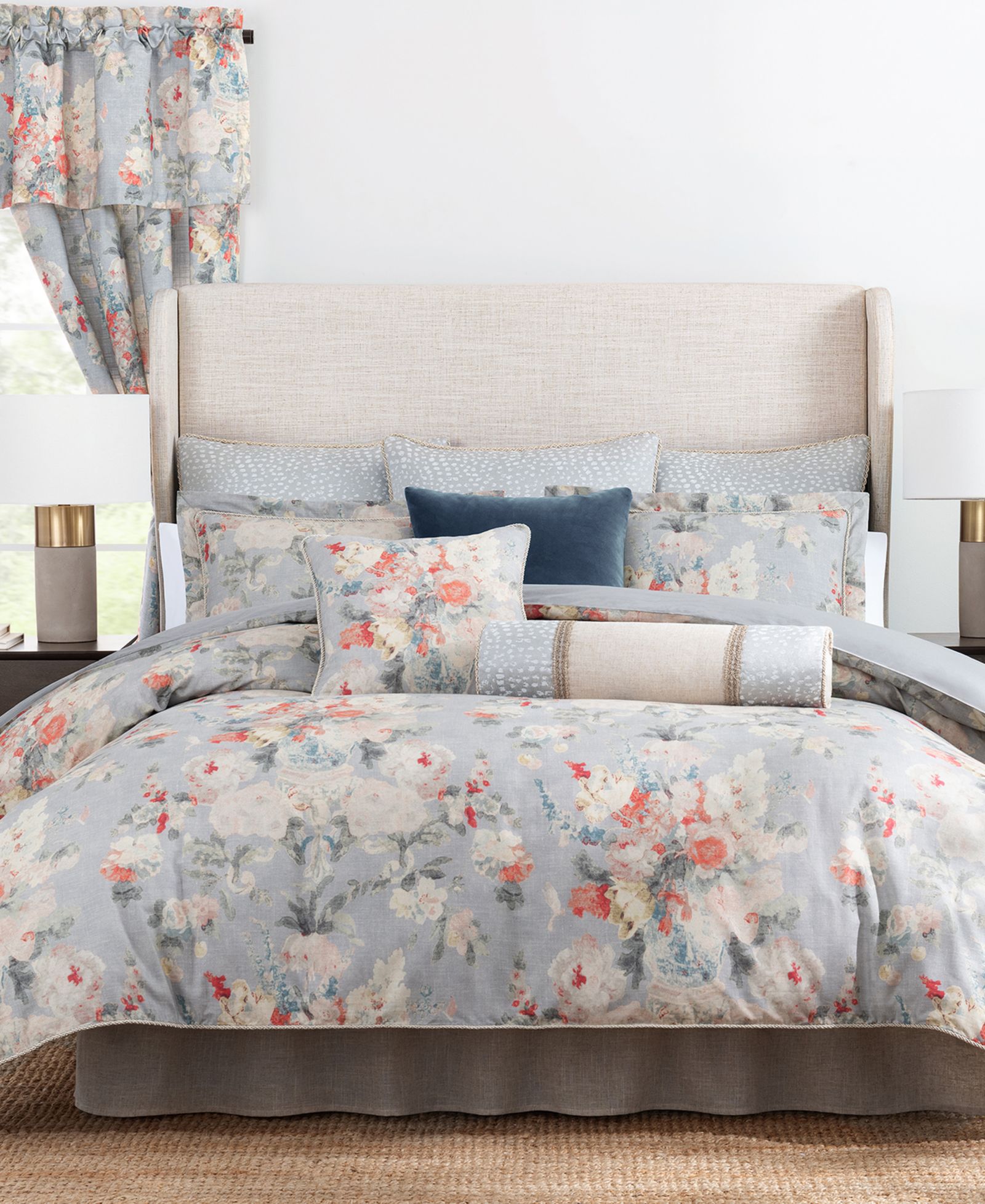 Rose Tree Penelope Floral 4-Pc. Comforter Set, Queen