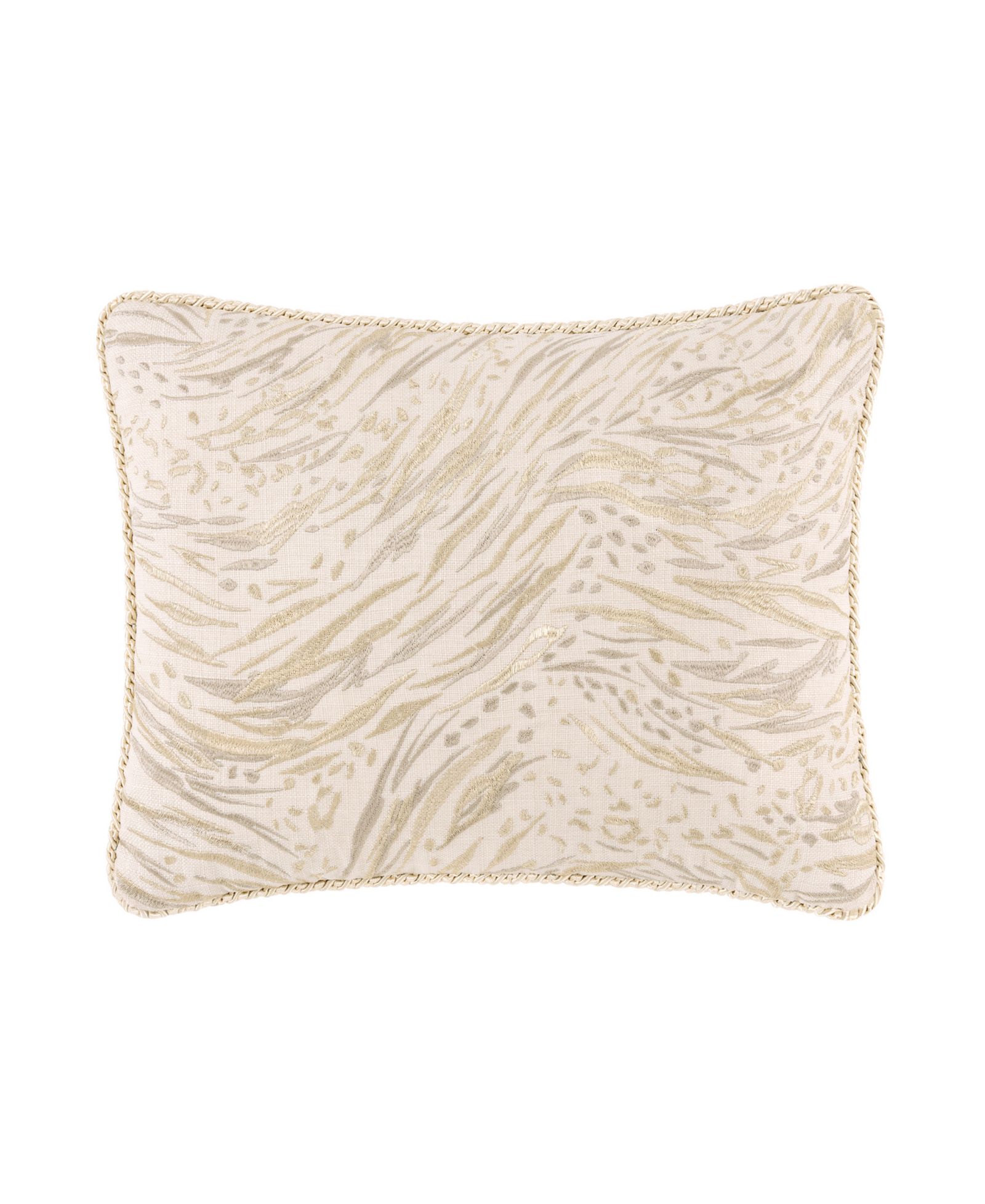 Rose Tree Cara Embroidered Boudoir Decorative Pillow, 19" x 13"