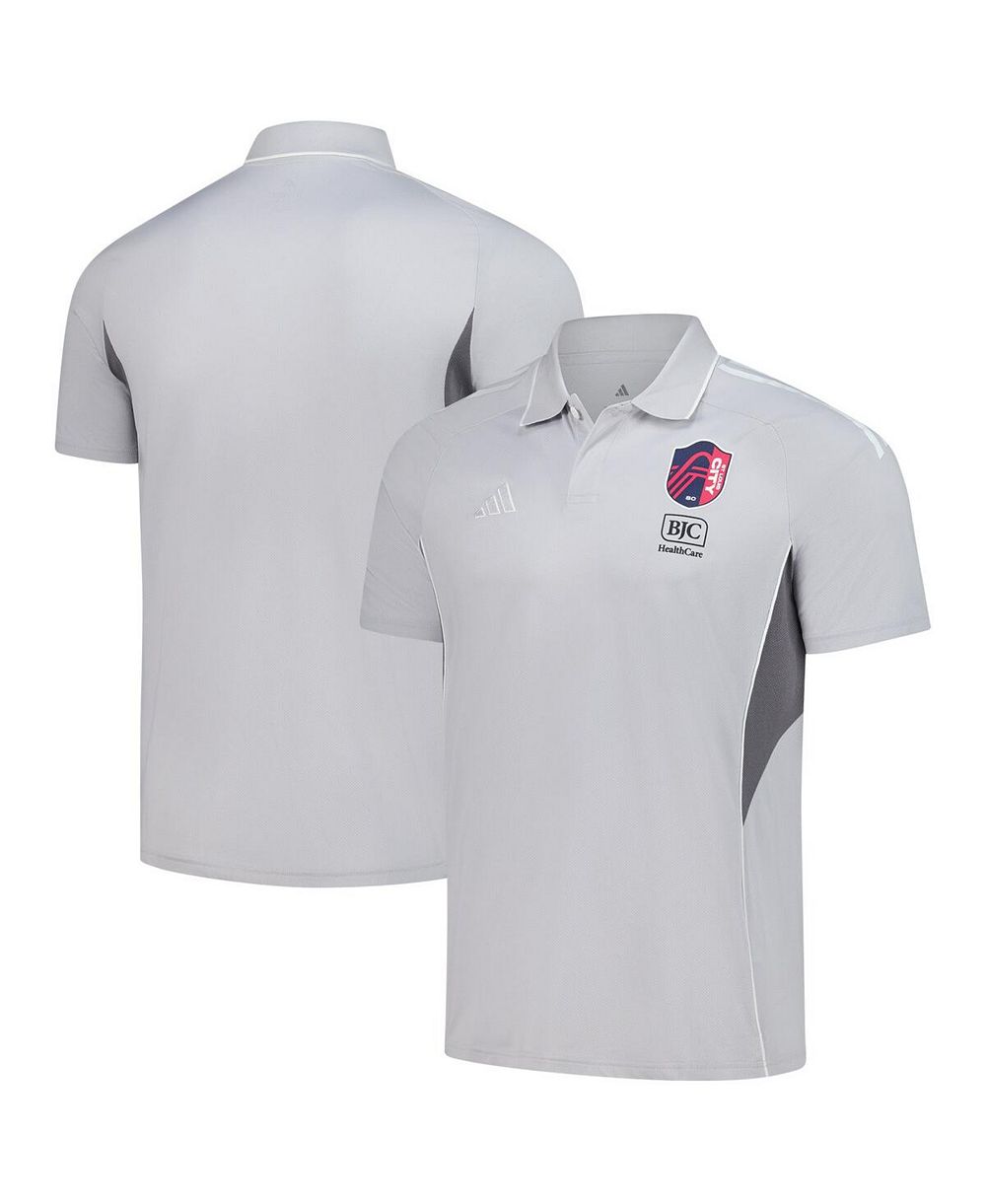 Adidas Men's Silver St. Louis City SC 2025 Training Polo Shirt