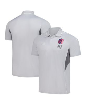 Adidas Men's Silver St. Louis City SC 2025 Training Polo Shirt
