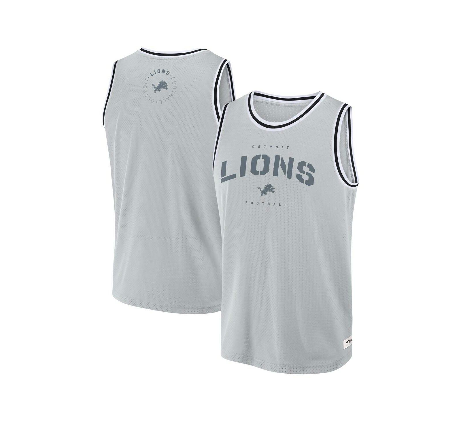 Fanatics Мужская джерси Detroit Lions Elements Future Ground, серебряная