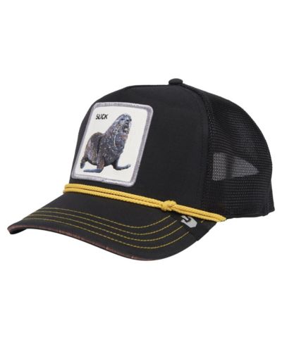 Goorin Bros. Men's Black Seal of Approval Trucker Adjustable Hat