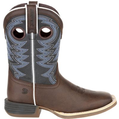Durango Lil' Rebel Pro Little Kid's Blue Western Boots