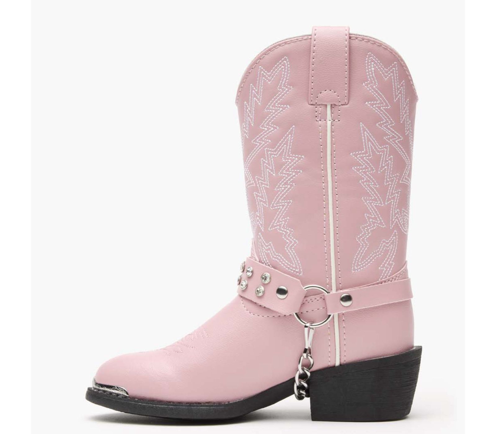 Durango Lil' Little Kid Pink Rhinestone Western Boot