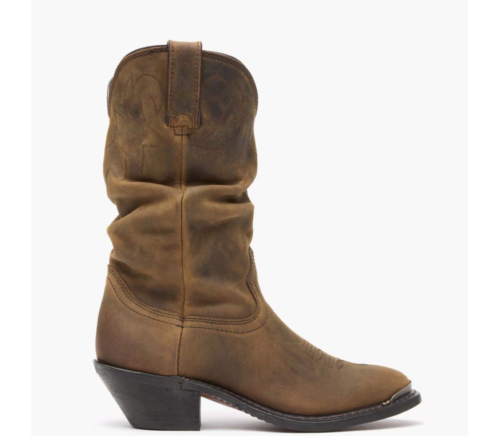 Durango Women's Distressed Tan Slouch Western Boot