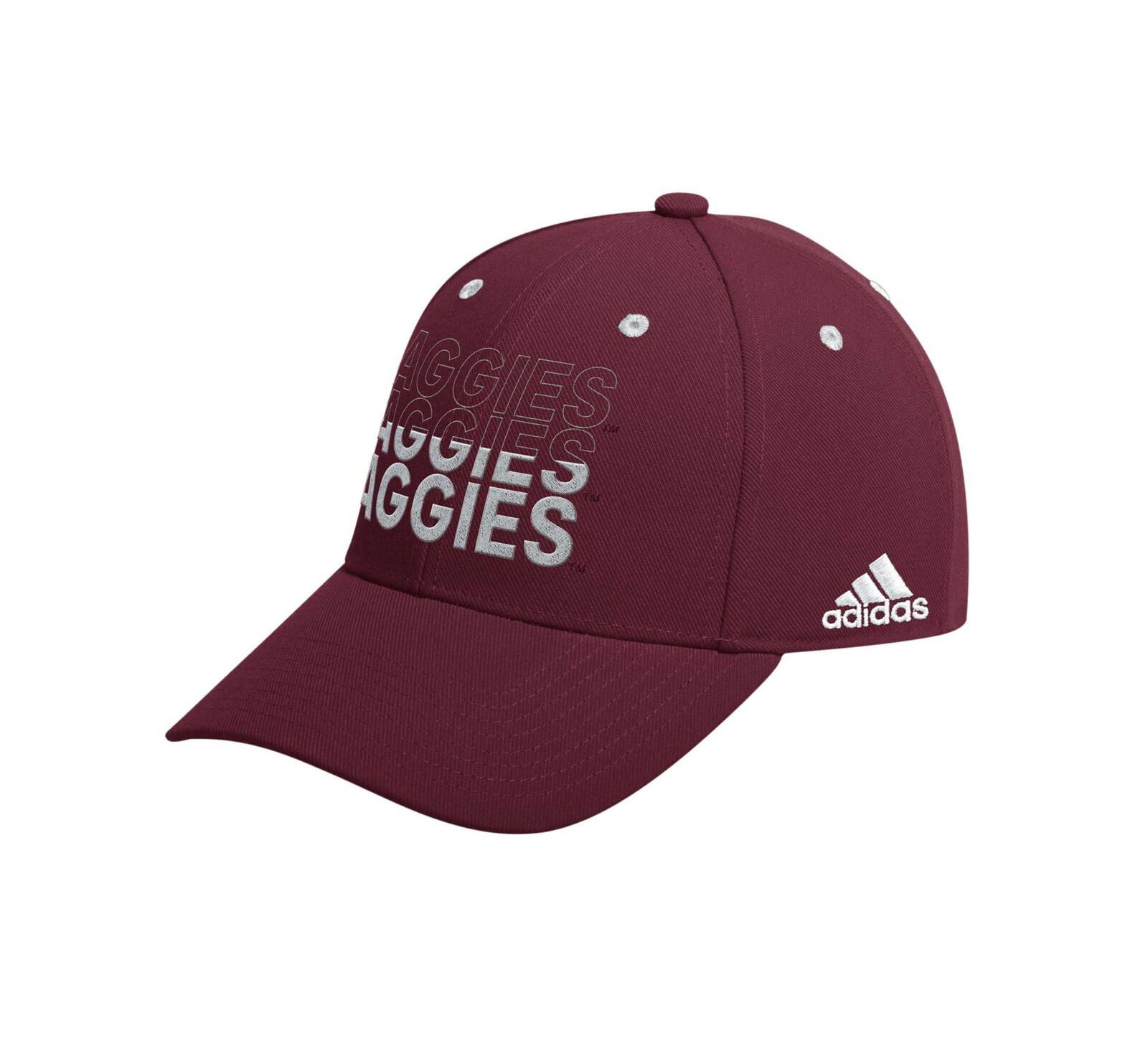 Adidas Men's Maroon Texas A&M Aggies Seasonal Half Font Adjustable Hat