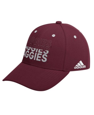 Adidas Men's Maroon Texas A&M Aggies Seasonal Half Font Adjustable Hat